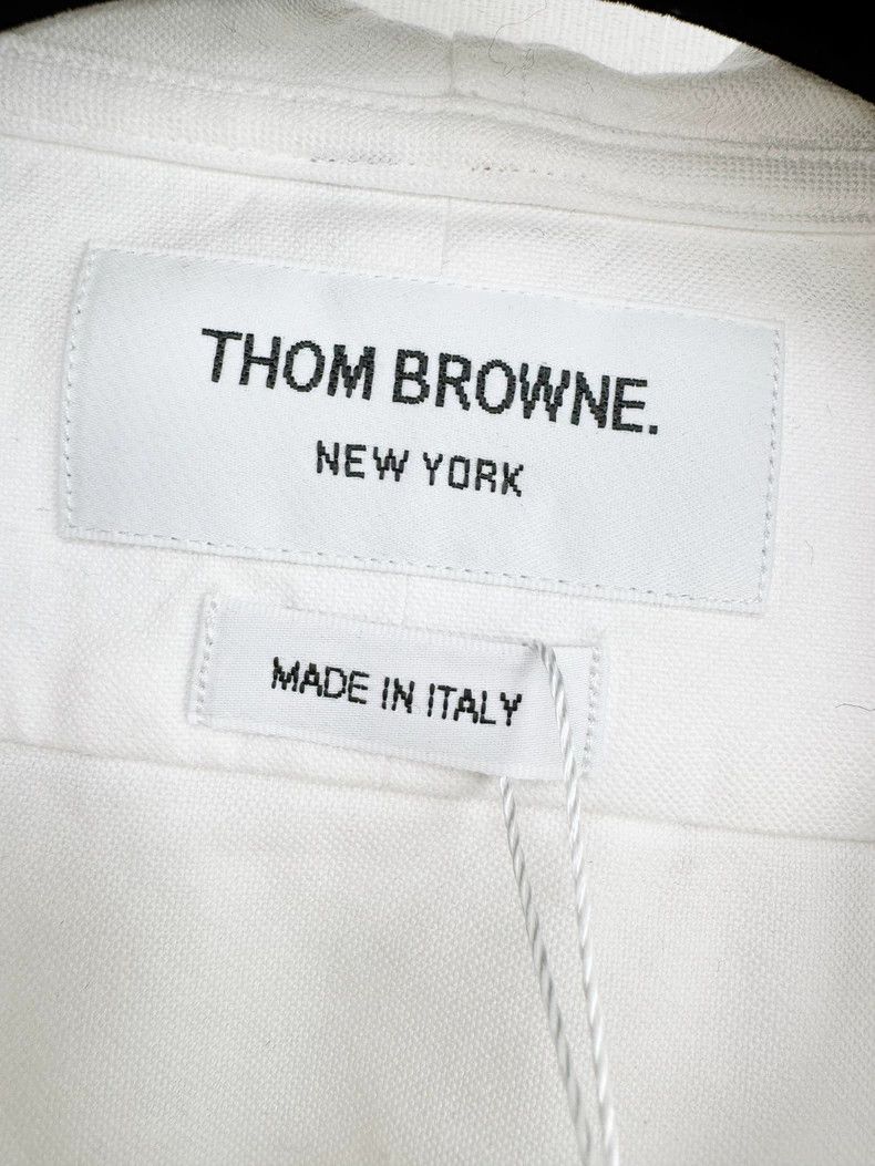Thom Browne Thom Browne White Hooded Jacket - dmc Size US M / EU 48-50 / 2 - 2 Thumbnail