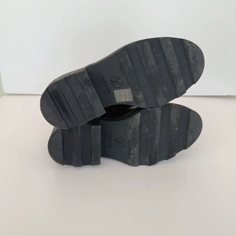 Louis Vuitton Louis Vuitton Beaubourg Platform Derby Shoes - dmc Size US 7.5 / EU 40-41 - 5 Thumbnail