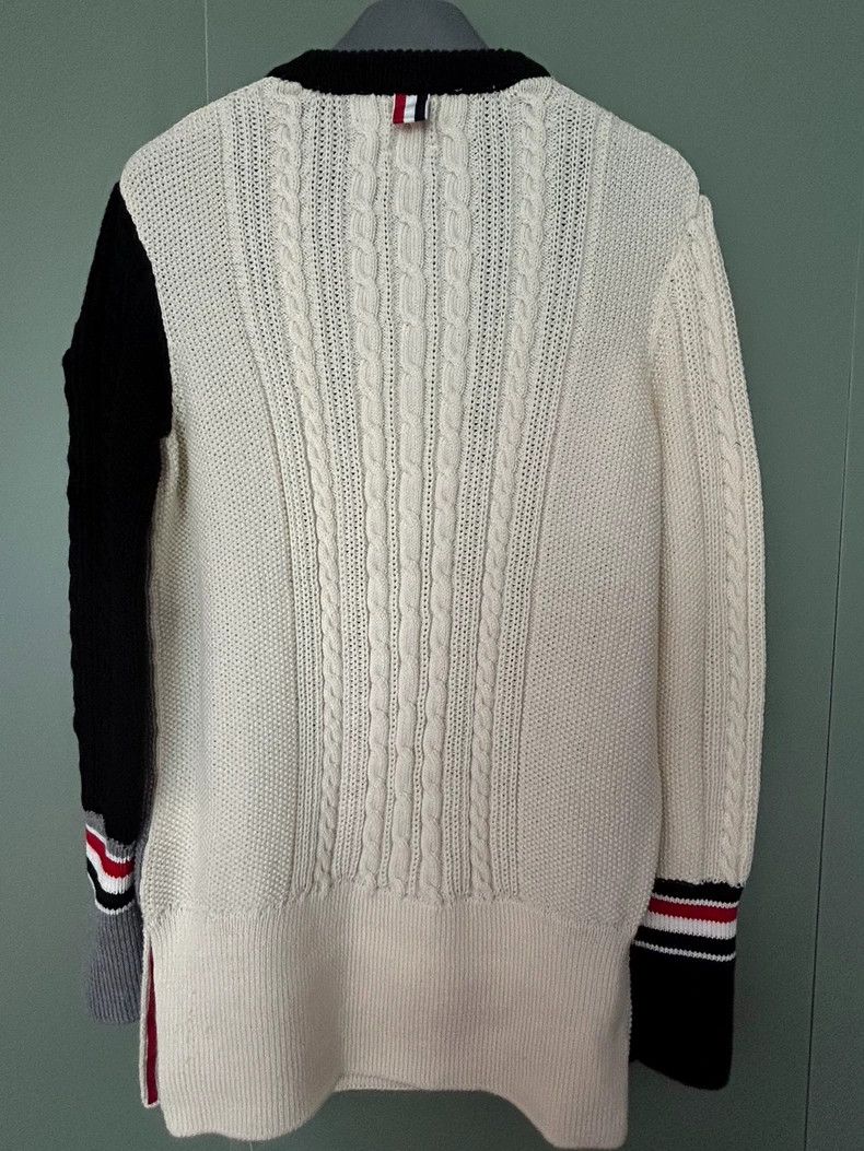 Thom Browne THOM BROWNE Wool Cable Knit Sweater - dmc Size US M / EU 48-50 / 2 - 4 Thumbnail