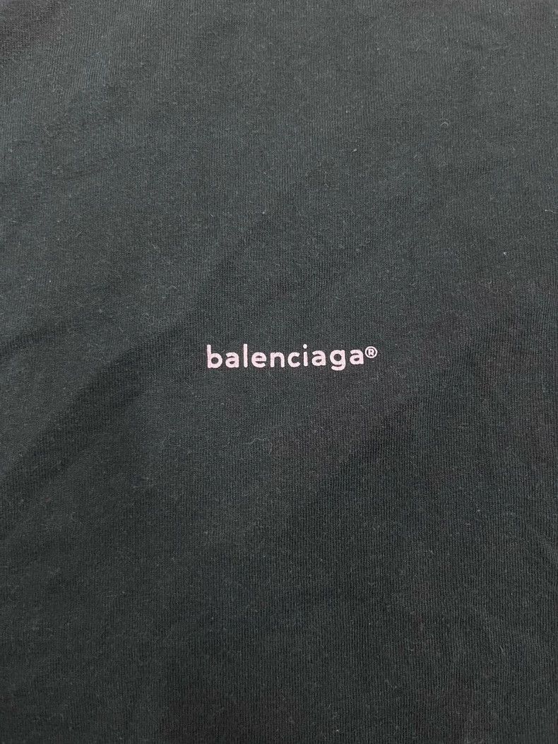 Balenciaga Balenciaga Small Logo Short Sleeve T-Shirt - dmc Size US L / EU 52-54 / 3 - 3 Thumbnail