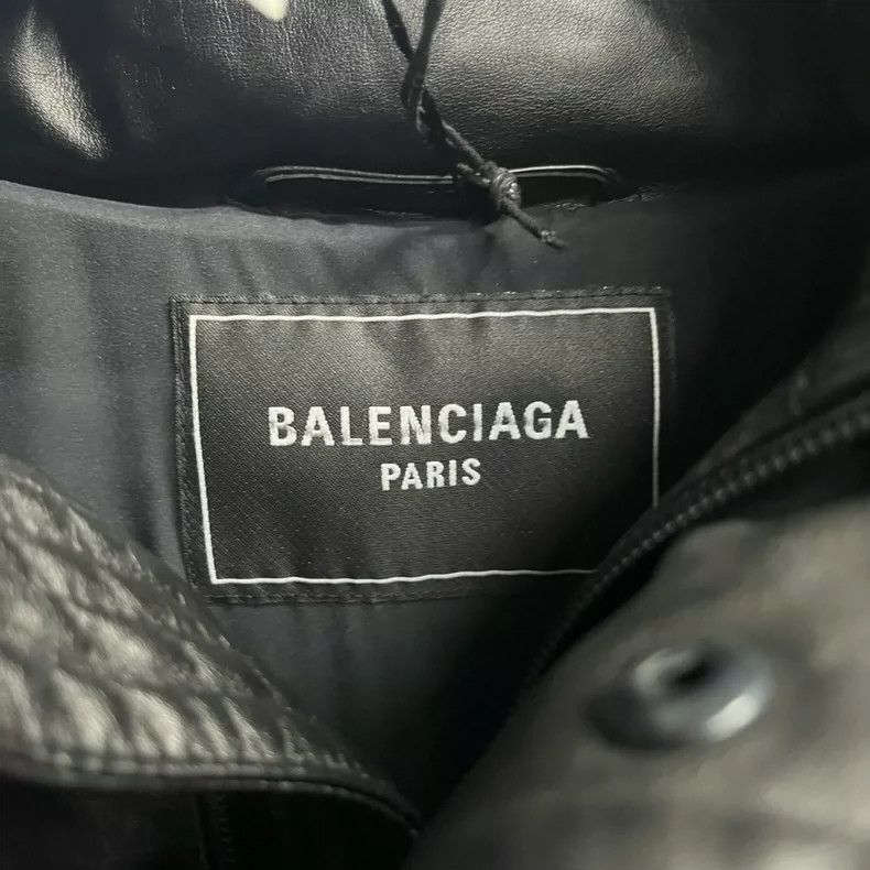 Balenciaga Balenciaga Black High-Neck Zip Puffer Jacket - dmc Size US M / EU 48-50 / 2 - 4 Thumbnail