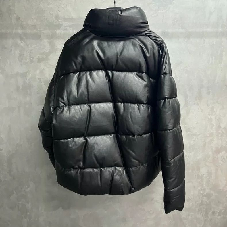 Balenciaga Balenciaga Black High-Neck Zip Puffer Jacket - dmc Size US M / EU 48-50 / 2 - 2 Thumbnail