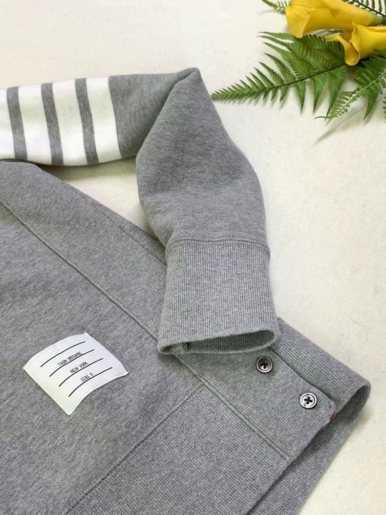 Thom Browne Thom Browne Classic Long Sleeve Sweatshirt - dmc Size US XS / EU 42 / 0 - 6 Thumbnail