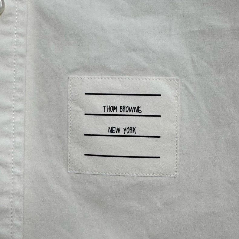 Thom Browne Thom Browne White Pocket Logo Dress - dmc Size US M / EU 48-50 / 2 - 4 Thumbnail