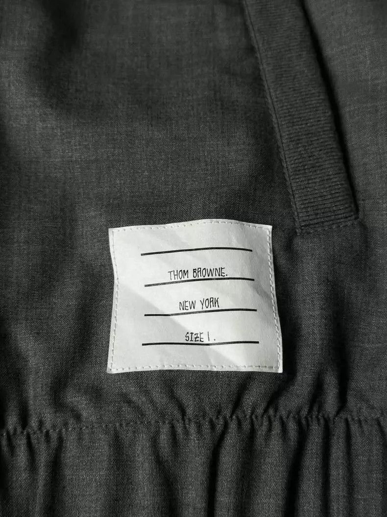 Thom Browne Thom Browne Gray Striped Back Bomber Jacket - dmc Size US M / EU 48-50 / 2 - 5 Thumbnail