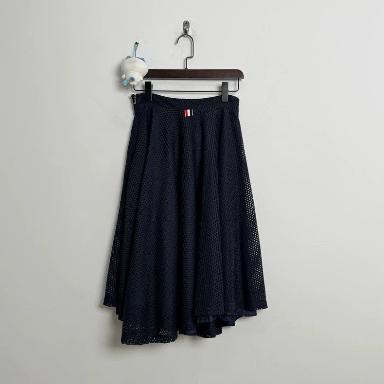 Thom Browne Thom Browne Navy Tech Fabric Skirt - dmc Size ONE SIZE - 3 Thumbnail