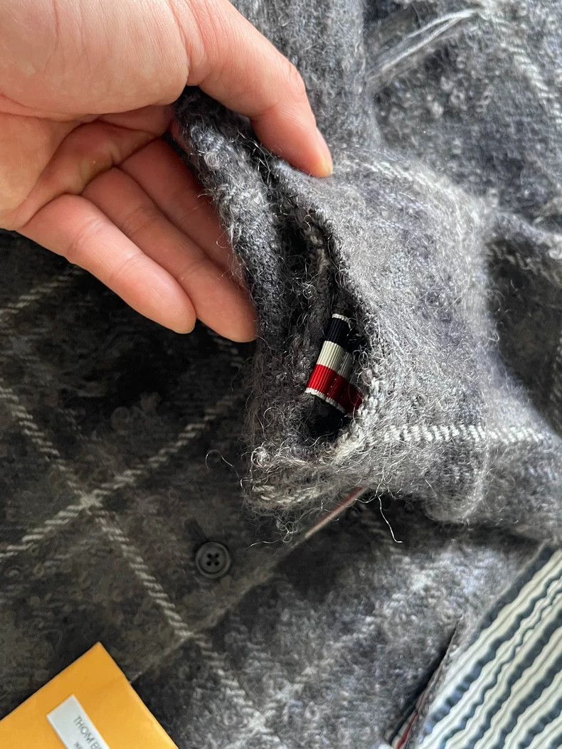 Thom Browne Thom Browne Plaid Distressed Coat - dmc Size US M / EU 48-50 / 2 - 5 Thumbnail