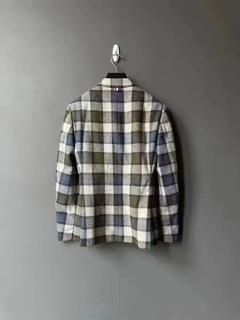 Thom Browne Thom Browne Plaid Wool Blazer - dmc Size US M / EU 48-50 / 2 - 2 Thumbnail