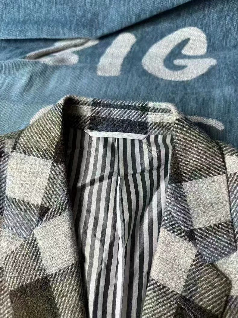 Thom Browne Thom Browne Plaid Wool Blazer - dmc Size US M / EU 48-50 / 2 - 3 Thumbnail