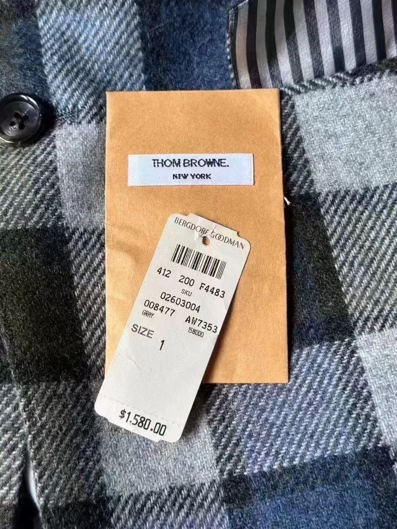 Thom Browne Thom Browne Plaid Wool Blazer - dmc Size US M / EU 48-50 / 2 - 5 Thumbnail