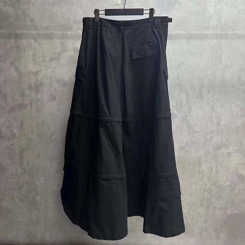 Balenciaga Balenciaga Black Cargo Wide-Leg Skirt - dmc Size US 31 - 2 Thumbnail