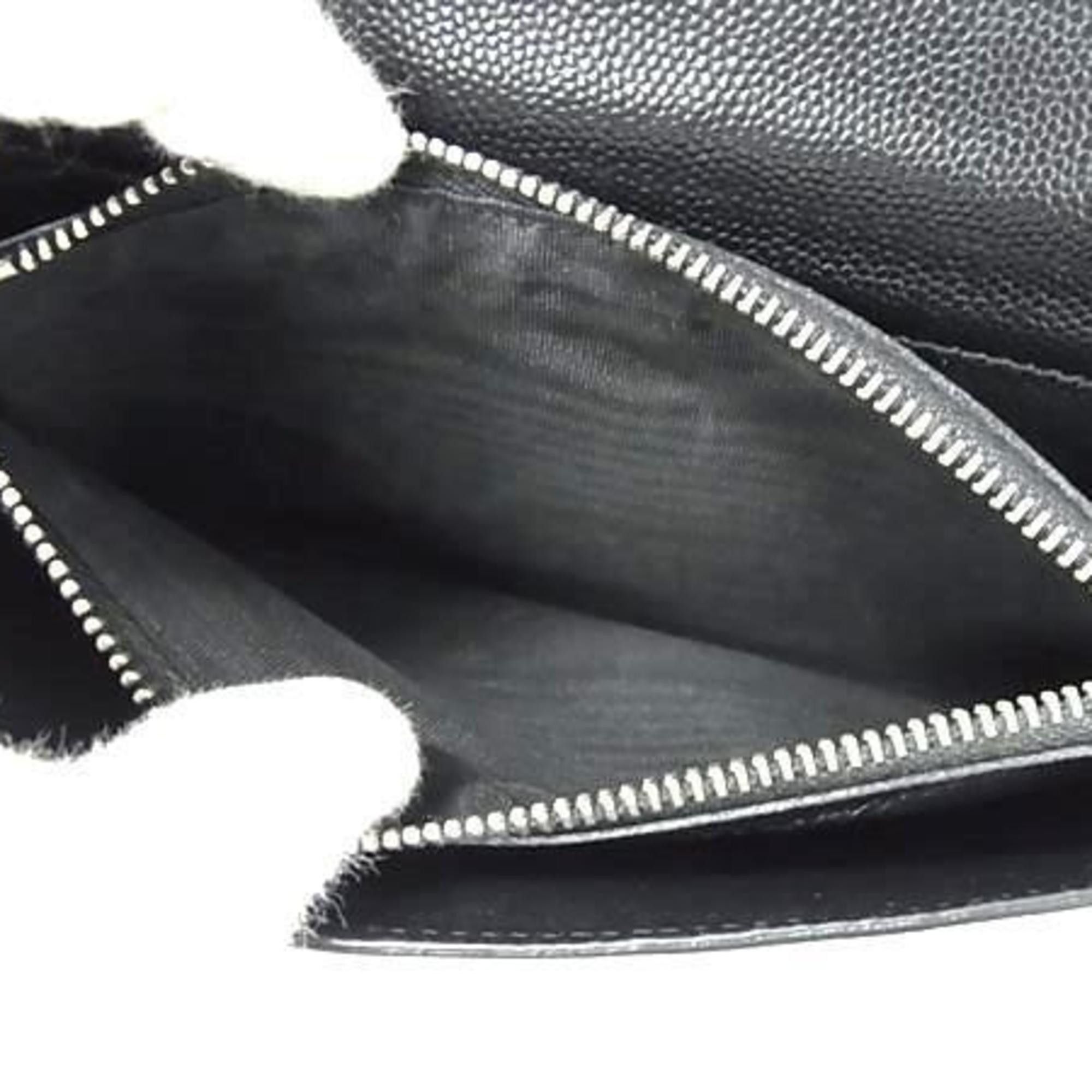 Saint Laurent Paris Saint Laurent wallet 328558 black leather round long for men and women Size ONE SIZE - 4 Thumbnail