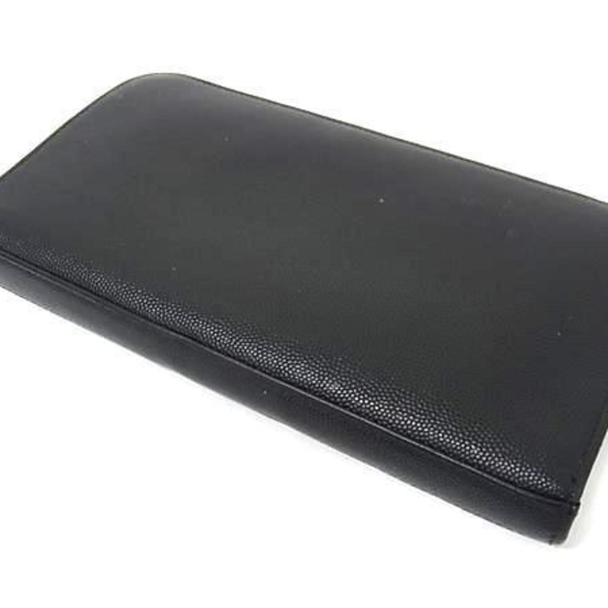 Saint Laurent Paris Saint Laurent wallet 328558 black leather round long for men and women Size ONE SIZE - 2 Thumbnail