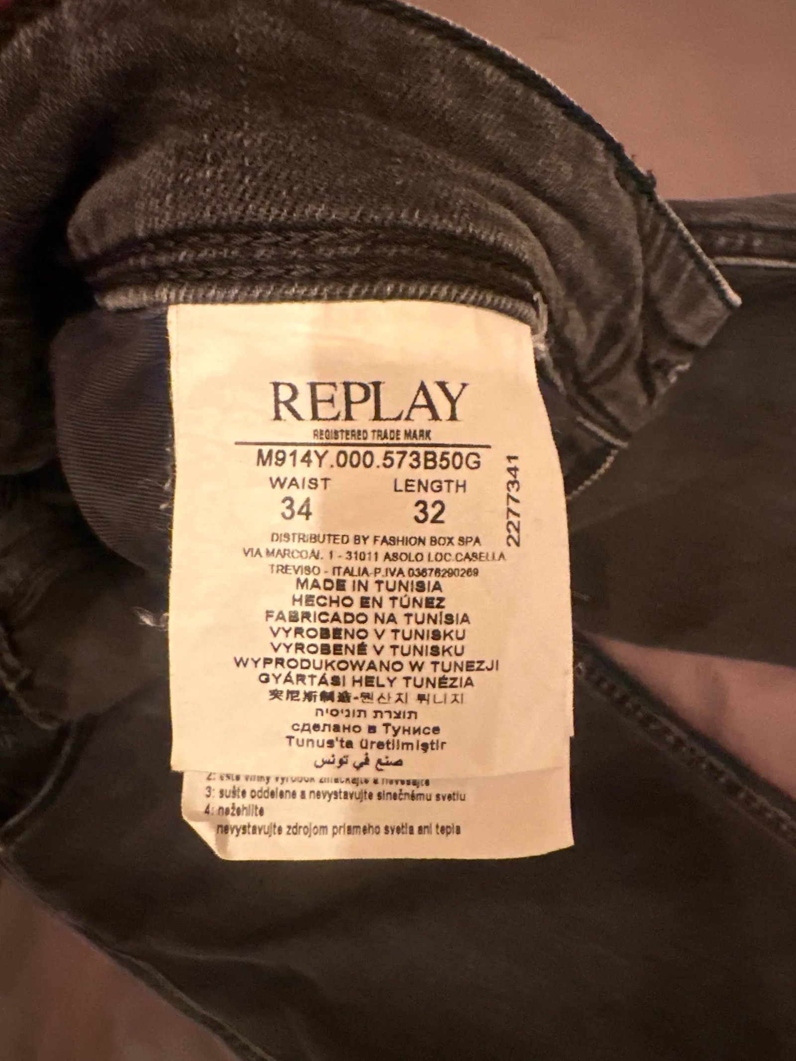 Replay Replay Jeans Size US 34 / EU 50 - 3 Thumbnail