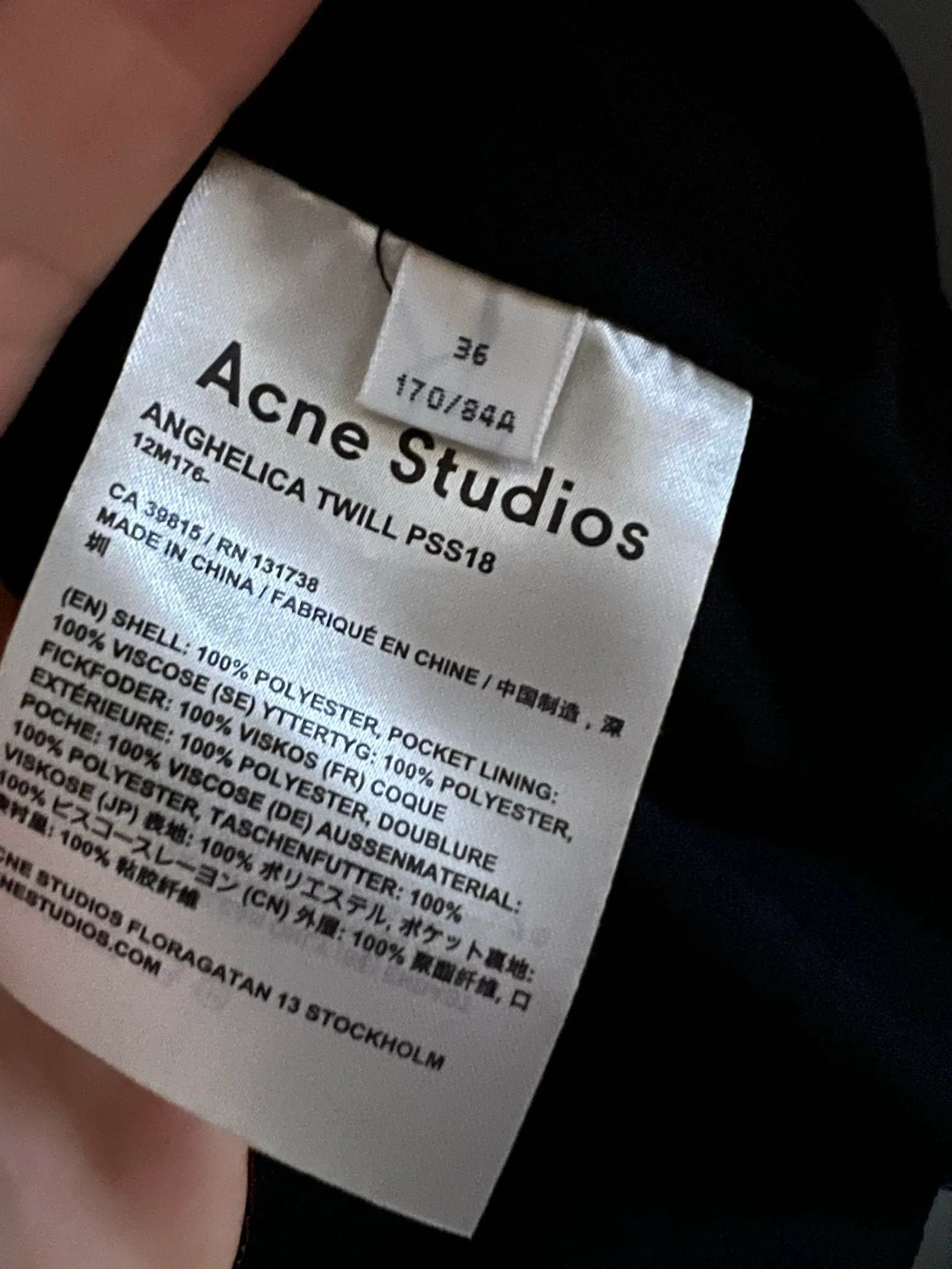 Acne Studios Acne Studios ANGHELICA TWILL Trenchcoat Size XS / US 0-2 / IT 36-38 - 2 Thumbnail