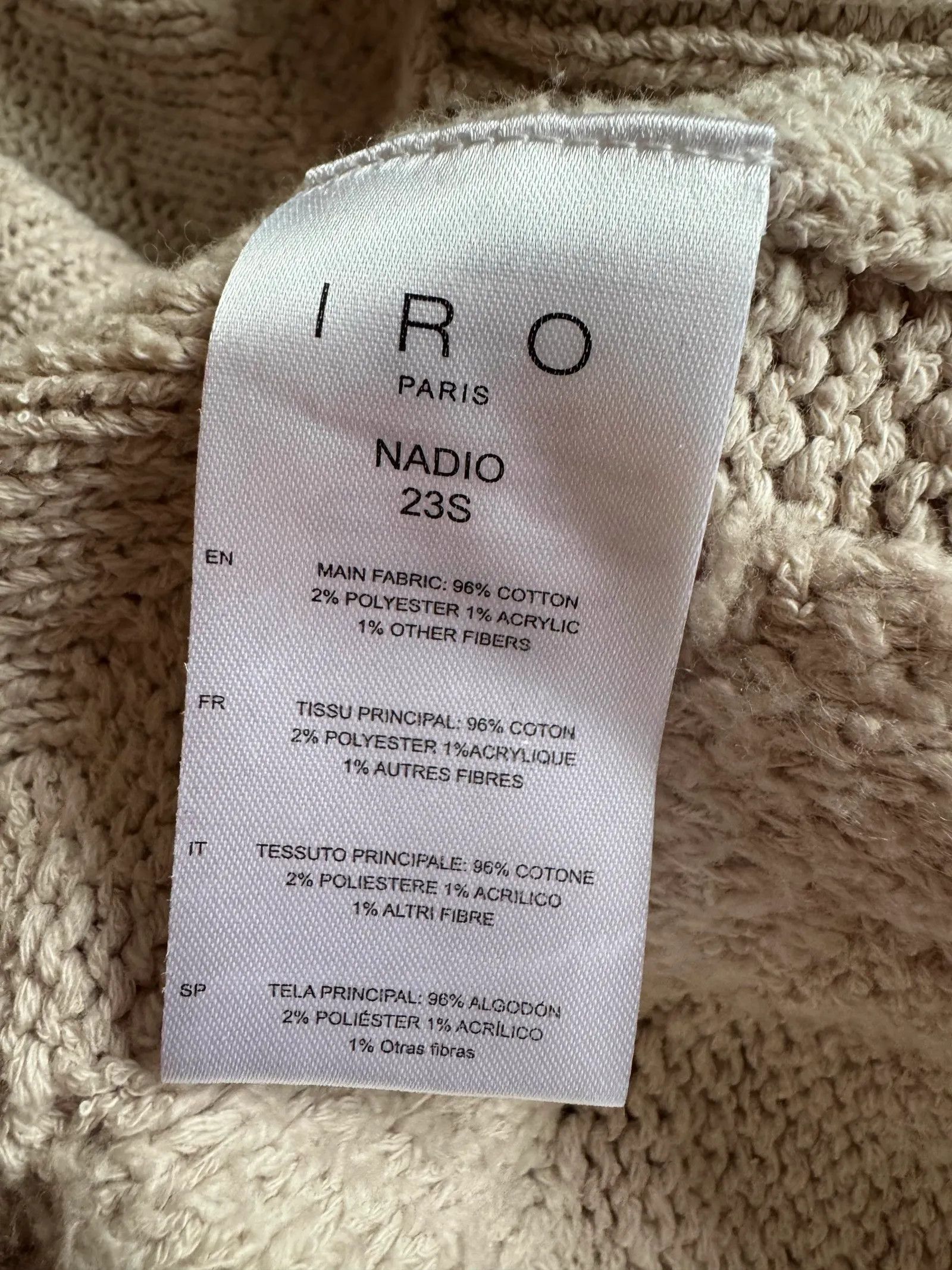 Iro IRO Nadio Cardigan Size US S / EU 44-46 / 1 - 3 Thumbnail