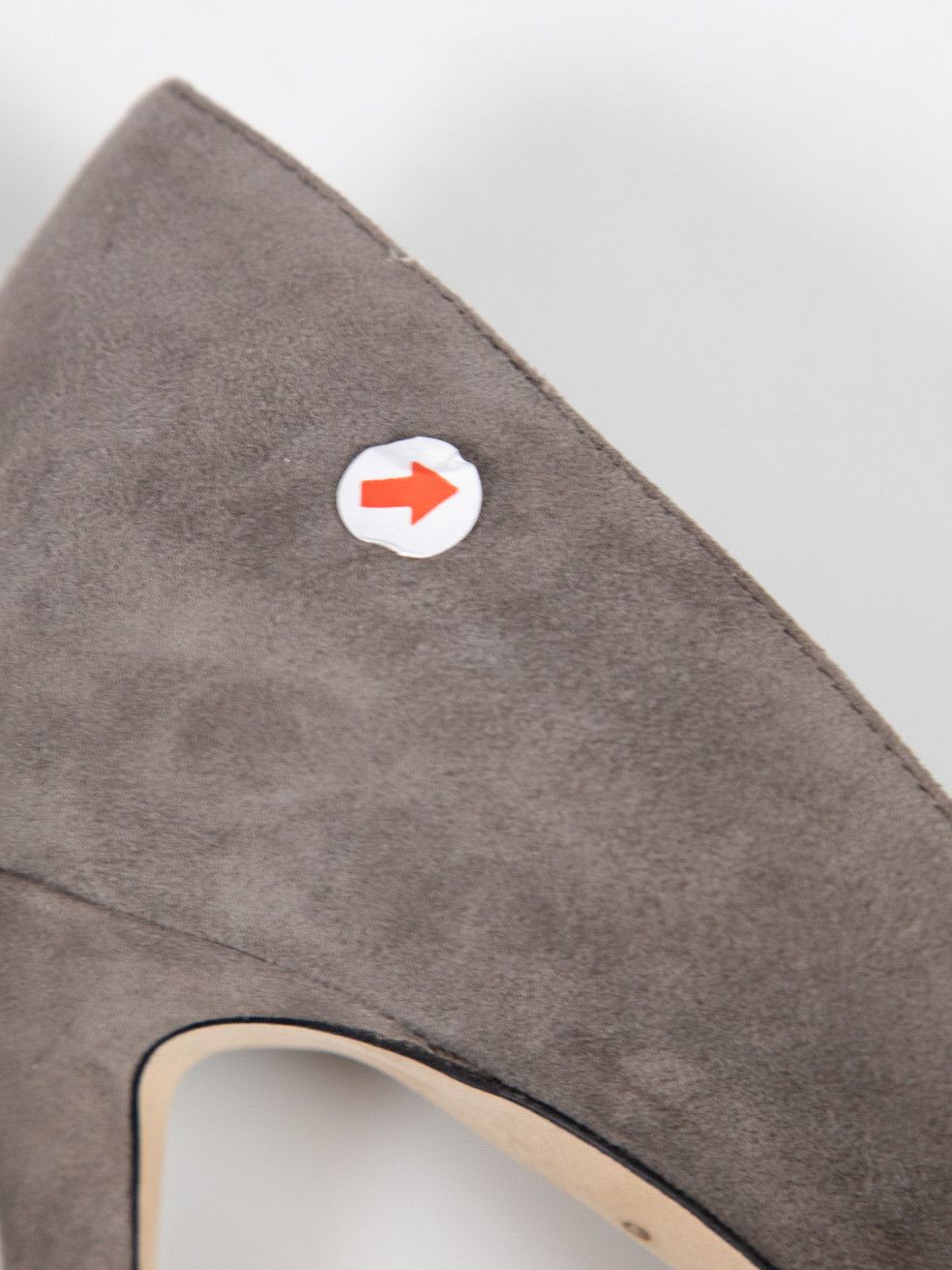 Jimmy Choo Grey Suede Almond Toe Pumps Size US 5 / IT 35 - 8 Thumbnail