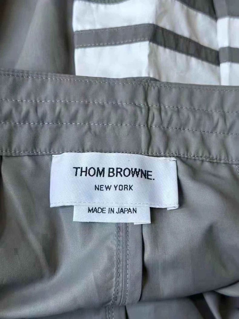 Thom Browne Thom Browne Gray Nylon Mini Skirt - dmc Size US 38 / EU 54 - 3 Thumbnail
