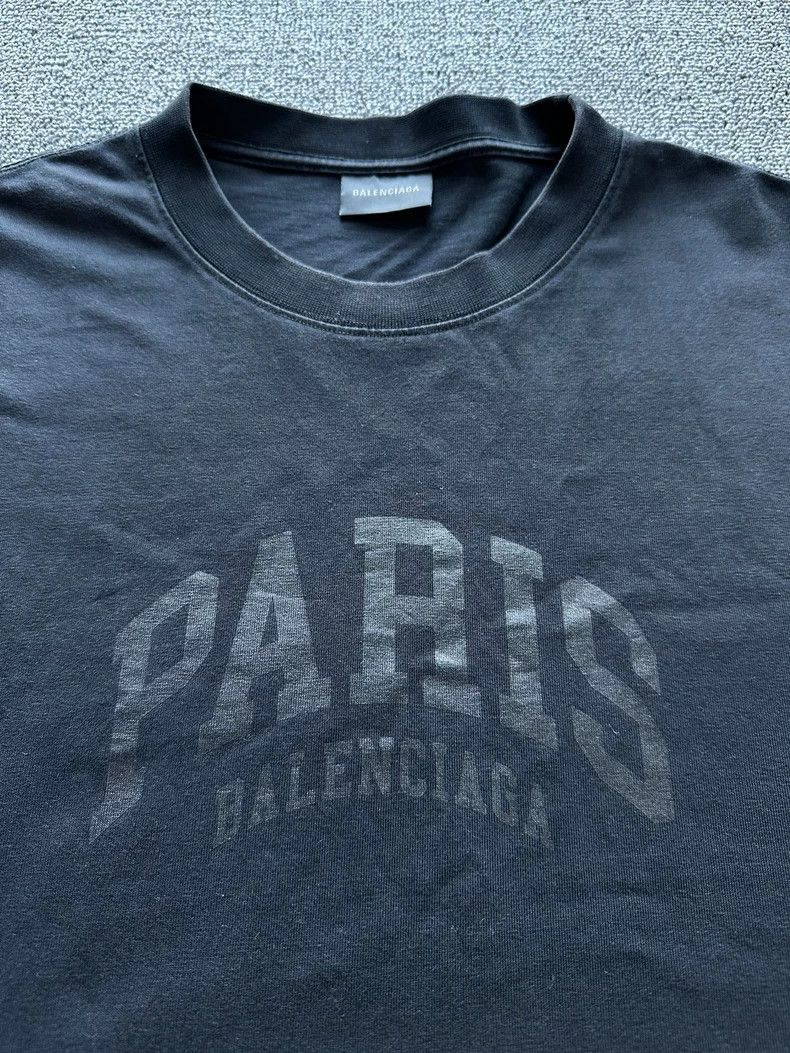 Balenciaga Balenciaga Paris SS23 Letter Print Short Sleeve T-Shirt - dmc Size US XXL / EU 58 / 5 - 2 Thumbnail