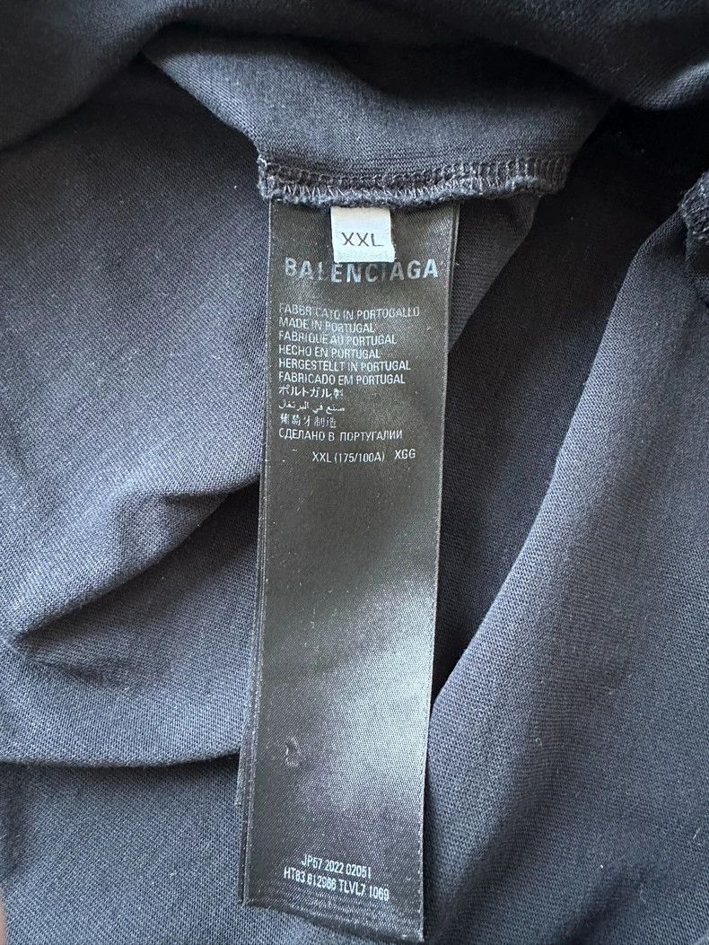 Balenciaga Balenciaga Paris SS23 Letter Print Short Sleeve T-Shirt - dmc Size US XXL / EU 58 / 5 - 5 Thumbnail