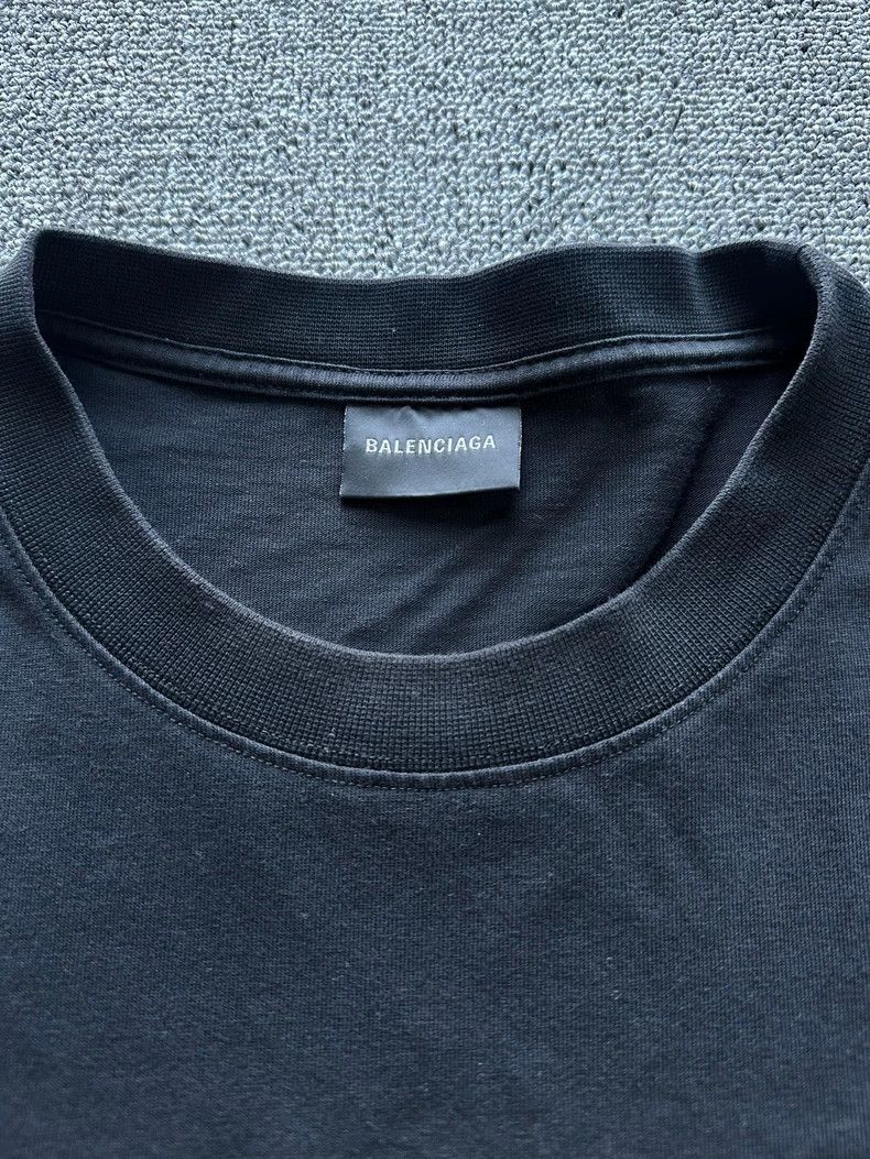 Balenciaga Balenciaga Paris SS23 Letter Print Short Sleeve T-Shirt - dmc Size US XXL / EU 58 / 5 - 3 Thumbnail