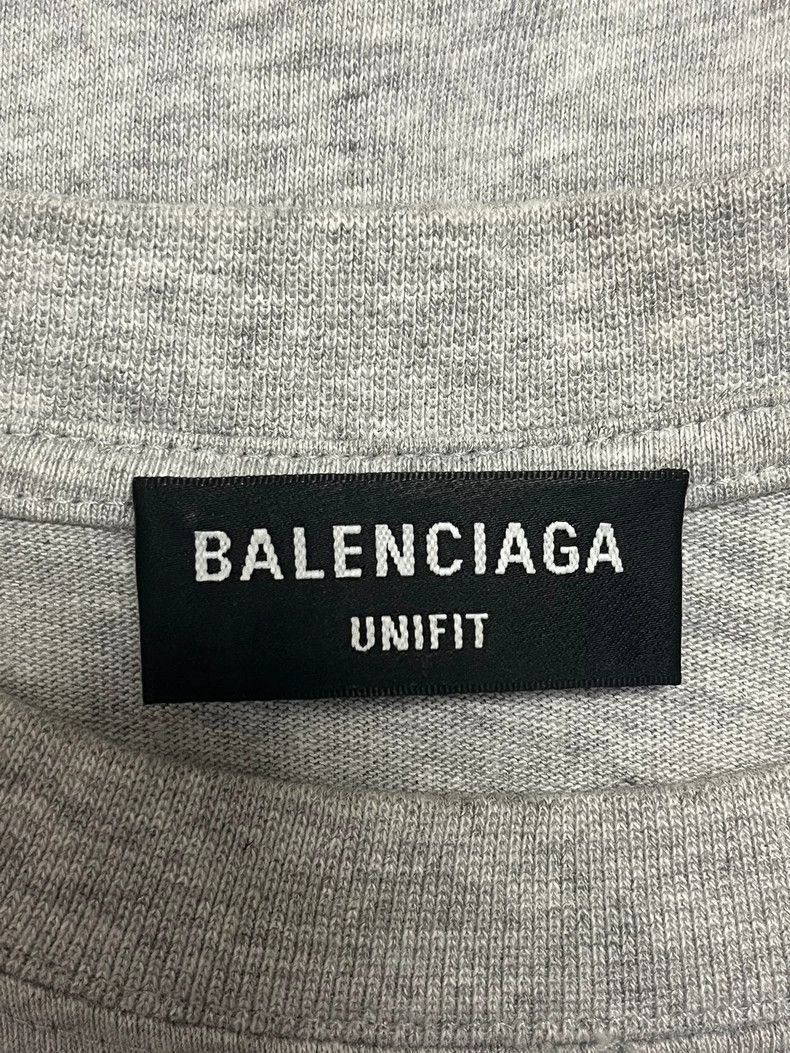 Balenciaga Balenciaga FBI Logo Distressed Gray T-shirt - dmc Size US XS / EU 42 / 0 - 3 Thumbnail