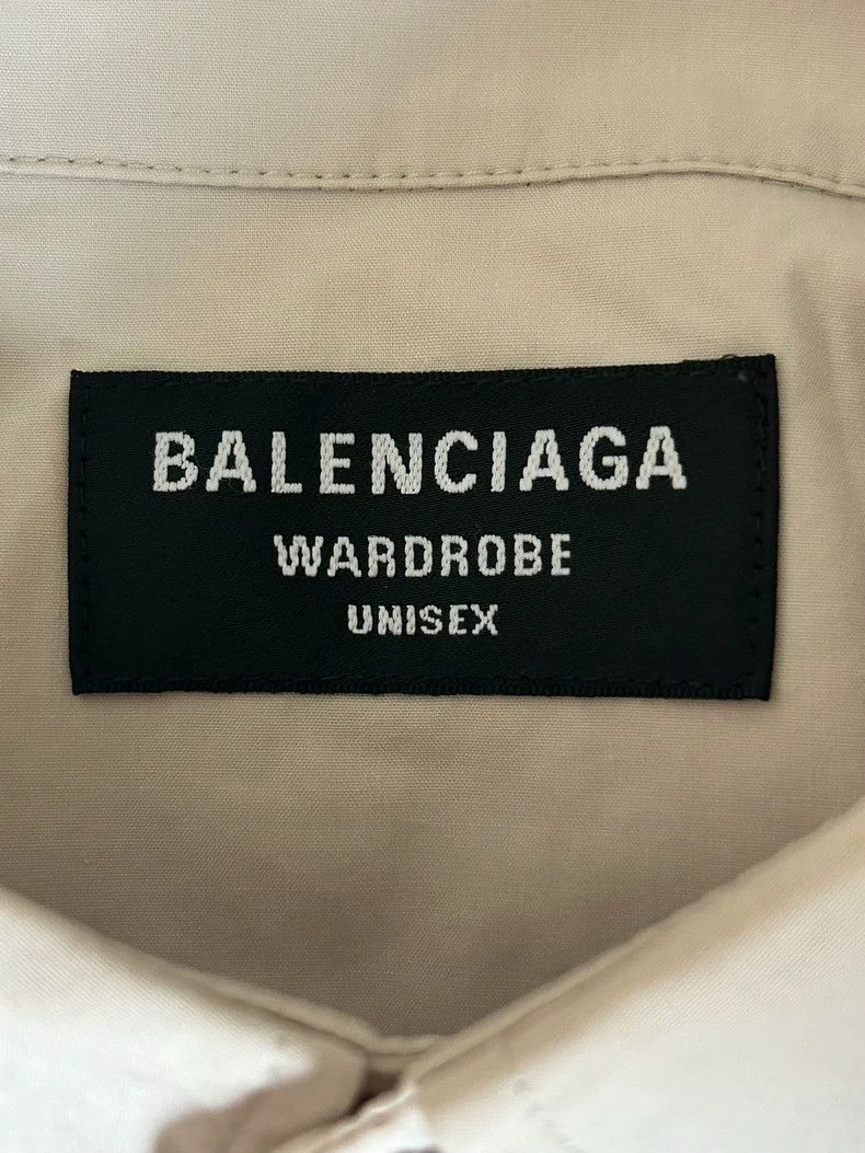 Balenciaga Balenciaga Men's Collared Long Sleeve Shirt - dmc Size US XS / EU 42 / 0 - 3 Thumbnail