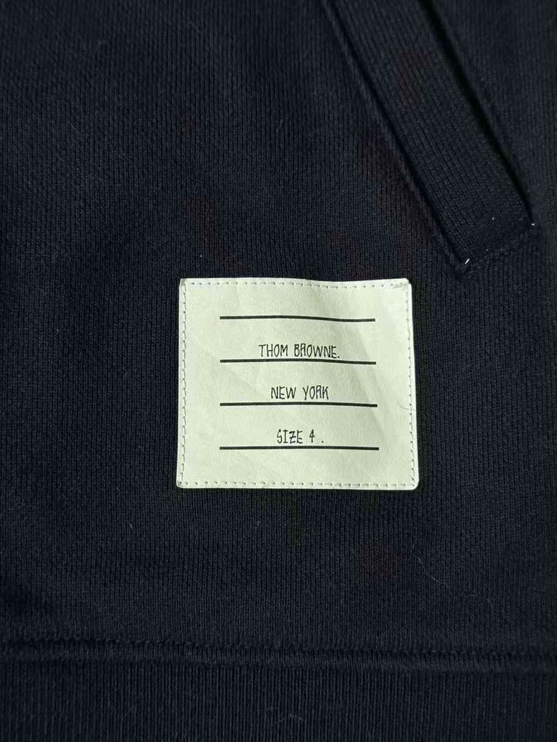 Thom Browne Thom Browne Blue Zip-Up Hoodie - dmc Size US M / EU 48-50 / 2 - 4 Thumbnail
