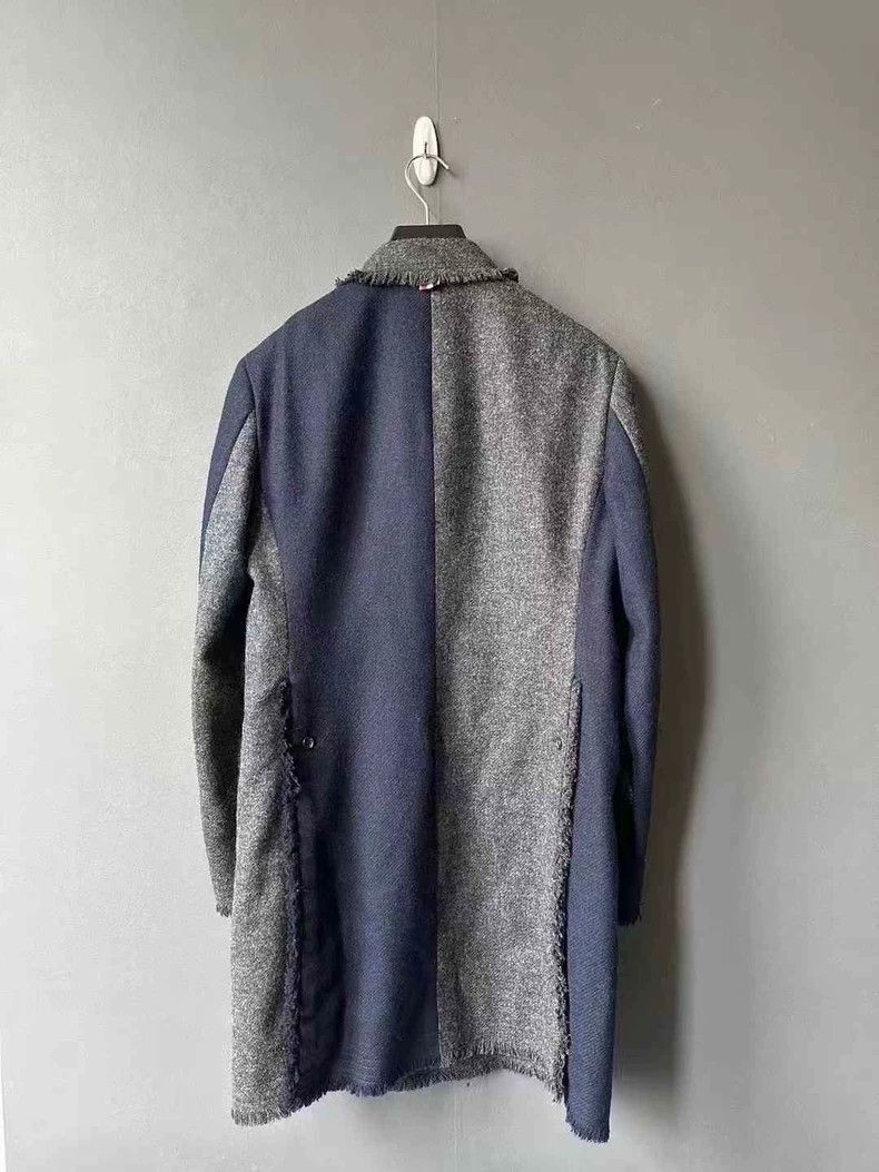 Thom Browne Thom Browne Fringe Wool Coat - dmc Size US M / EU 48-50 / 2 - 2 Thumbnail