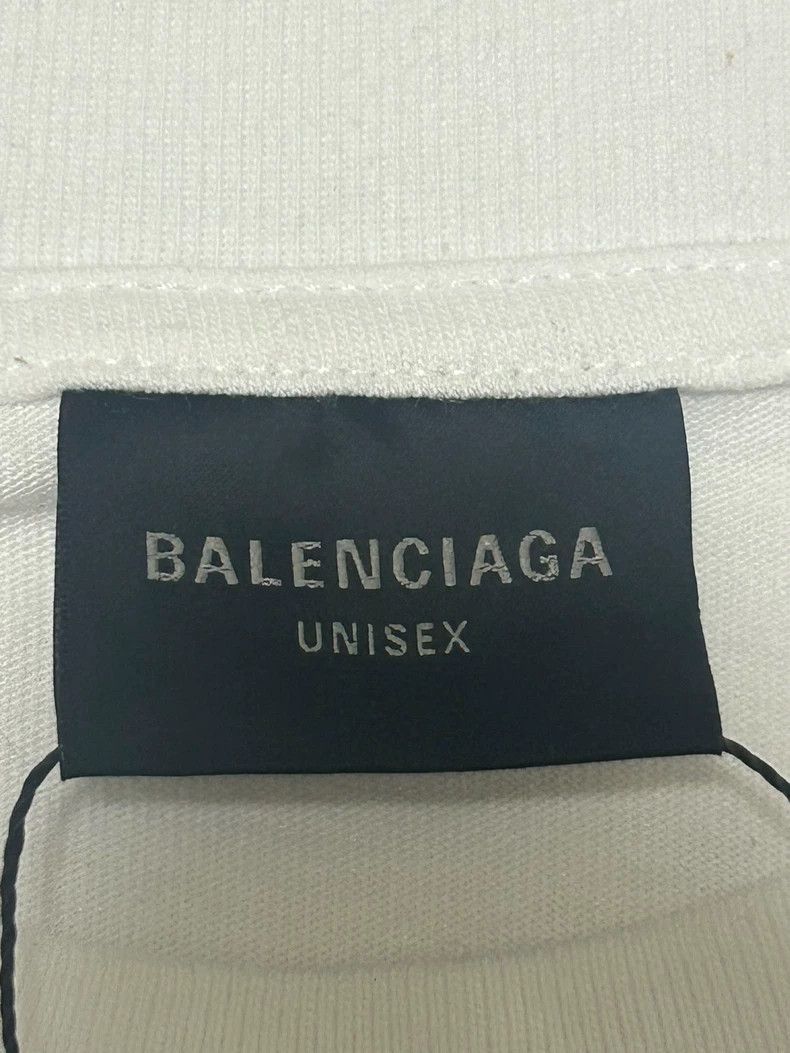 Balenciaga Balenciaga SS25 Paris Graffiti White Tee - dmc Size US XS / EU 42 / 0 - 3 Thumbnail