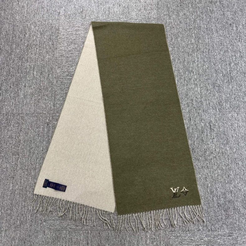 Louis Vuitton Louis Vuitton Fringe Embroidered Wool Scarf - dmc Size ONE SIZE - 3 Thumbnail