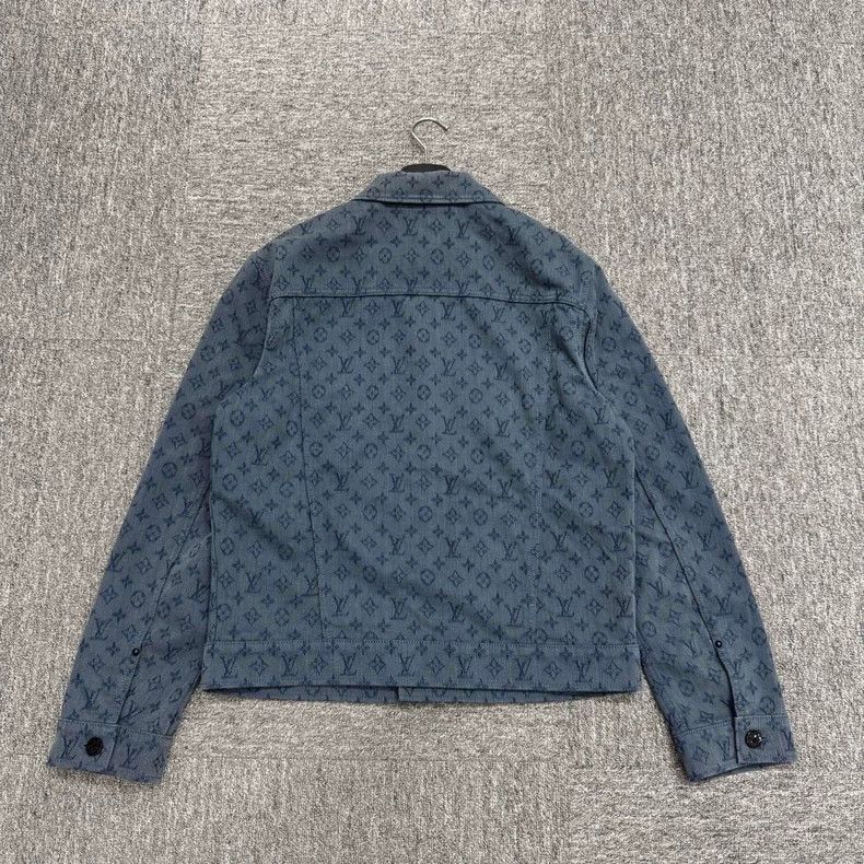 Louis Vuitton Louis Vuitton Blue Monogram Denim Jacket - dmc Size US M / EU 48-50 / 2 - 6 Thumbnail
