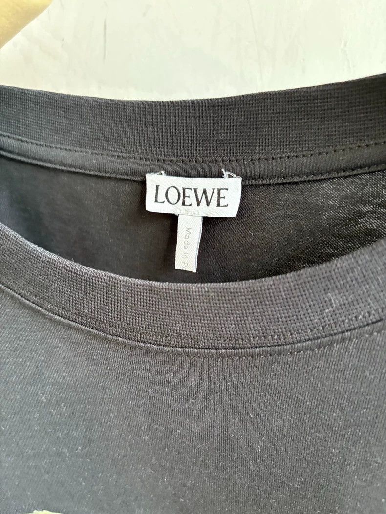 Loewe LOEWE Black Short Sleeve Graphic T-shirt - dmc Size US M / EU 48-50 / 2 - 2 Thumbnail