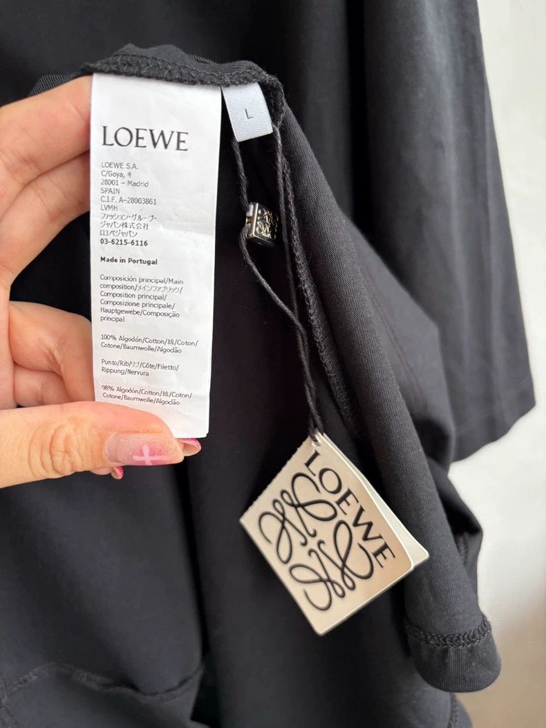 Loewe LOEWE Black Short Sleeve Graphic T-shirt - dmc Size US M / EU 48-50 / 2 - 3 Thumbnail