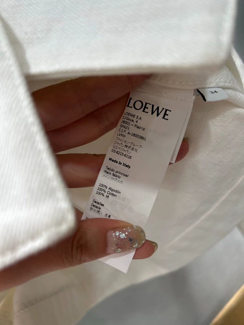 Loewe Loewe White Denim Jacket - dmc Size US S / EU 44-46 / 1 - 4 Thumbnail