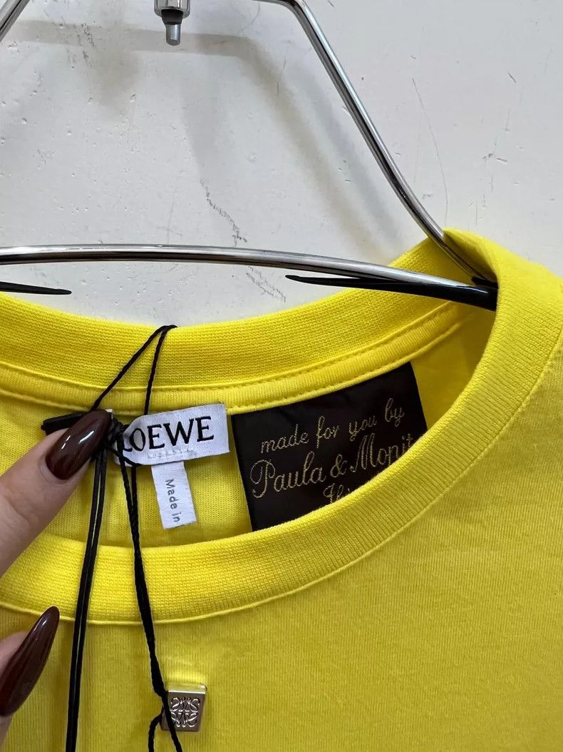 Loewe LOEWE Yellow Short Sleeve T-Shirt - dmc Size US XS / EU 42 / 0 - 2 Thumbnail