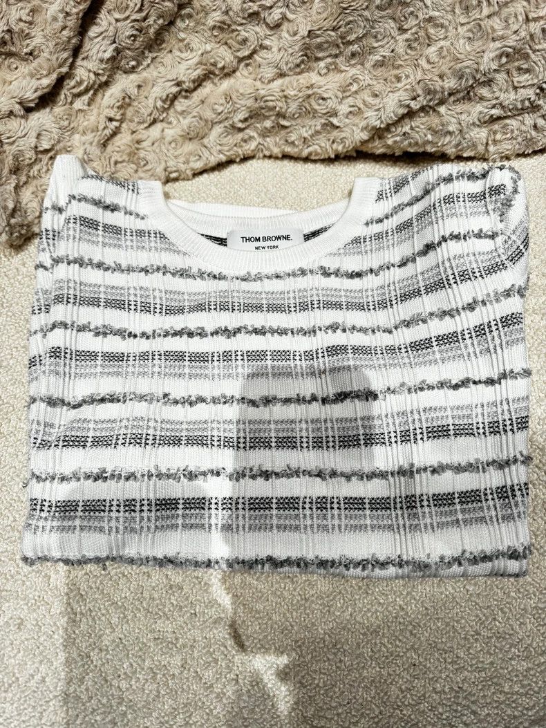 Thom Browne Thom Browne Wool Short Sleeve Top - dmc Size US M / EU 48-50 / 2 - 3 Thumbnail