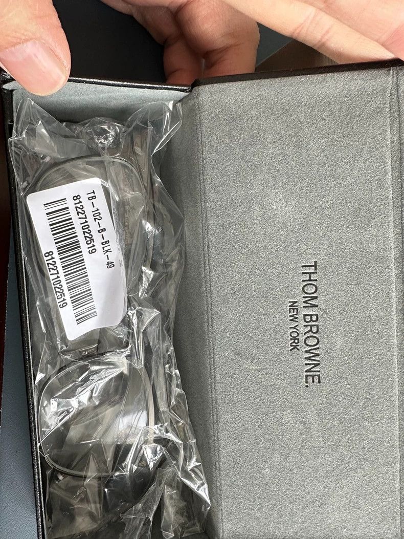 Thom Browne Thom Browne Titanium Frame Glasses - dmc Size ONE SIZE - 2 Thumbnail