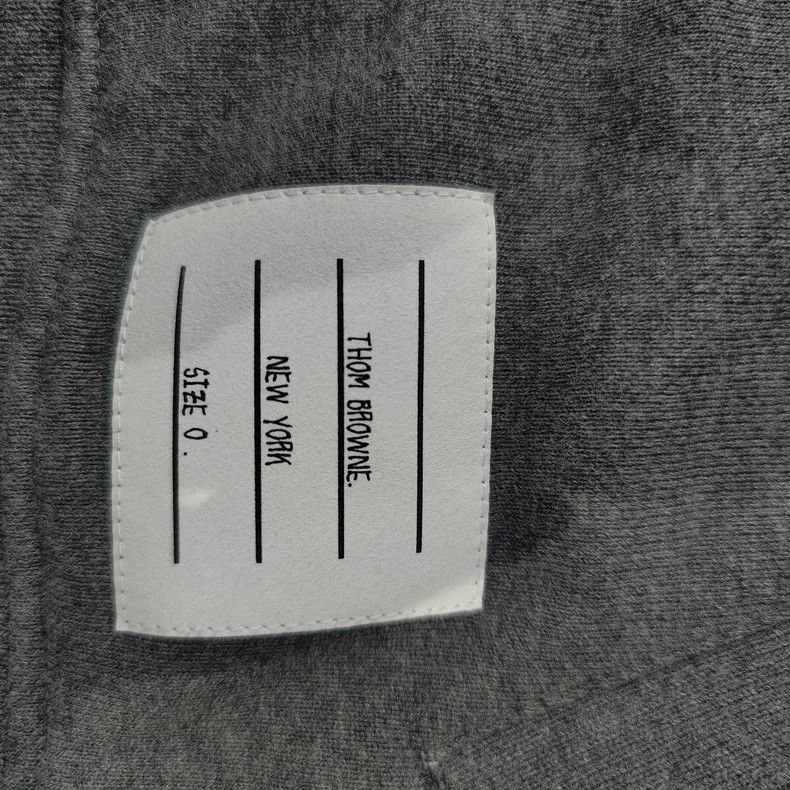 Thom Browne Thom Browne Gray Zip-Up Hoodie - dmc Size US XS / EU 42 / 0 - 4 Thumbnail