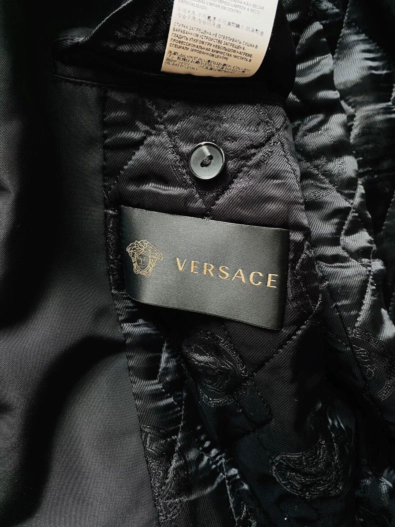 Versace Versace Studded Zip-Up Jacket - dmc Size US M / EU 48-50 / 2 - 7 Thumbnail