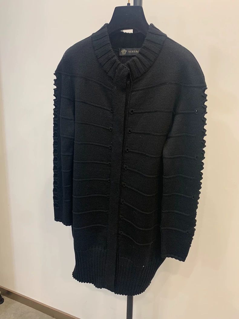 Versace VERSACE Mid-Length Knit Cardigan - dmc Size US M / EU 48-50 / 2 - 2 Thumbnail