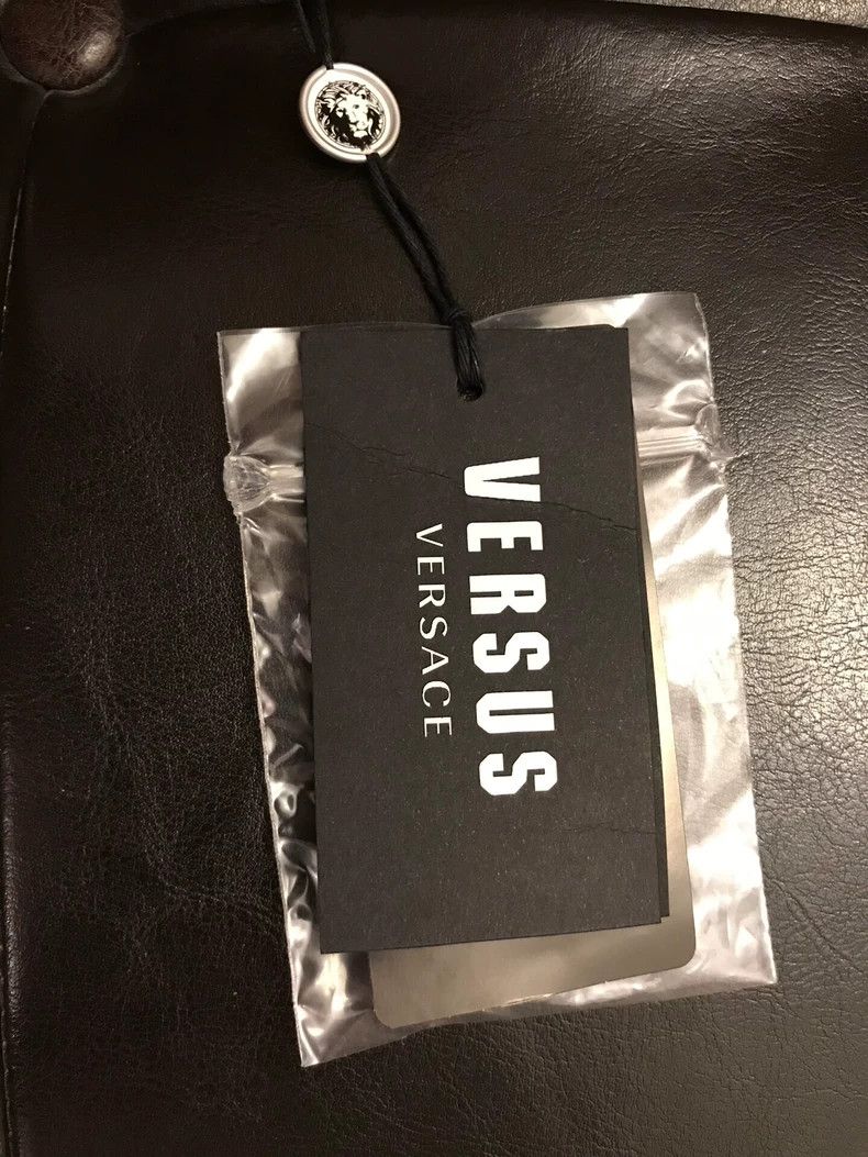 Versace Versus Versace Denim Jacket Black - dmc Size US M / EU 48-50 / 2 - 5 Thumbnail