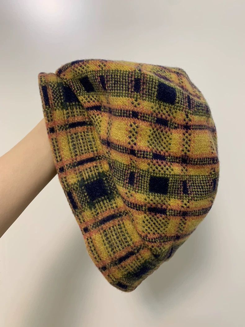 Vivienne Westwood Vivienne Westwood Yellow Plaid Newsboy Cap - dmc Size ONE SIZE - 3 Thumbnail