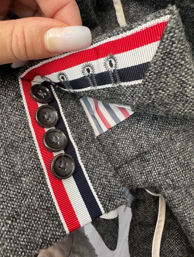 Thom Browne Thom Browne Wool Gray Blazer - dmc Size US M / EU 48-50 / 2 - 8 Thumbnail
