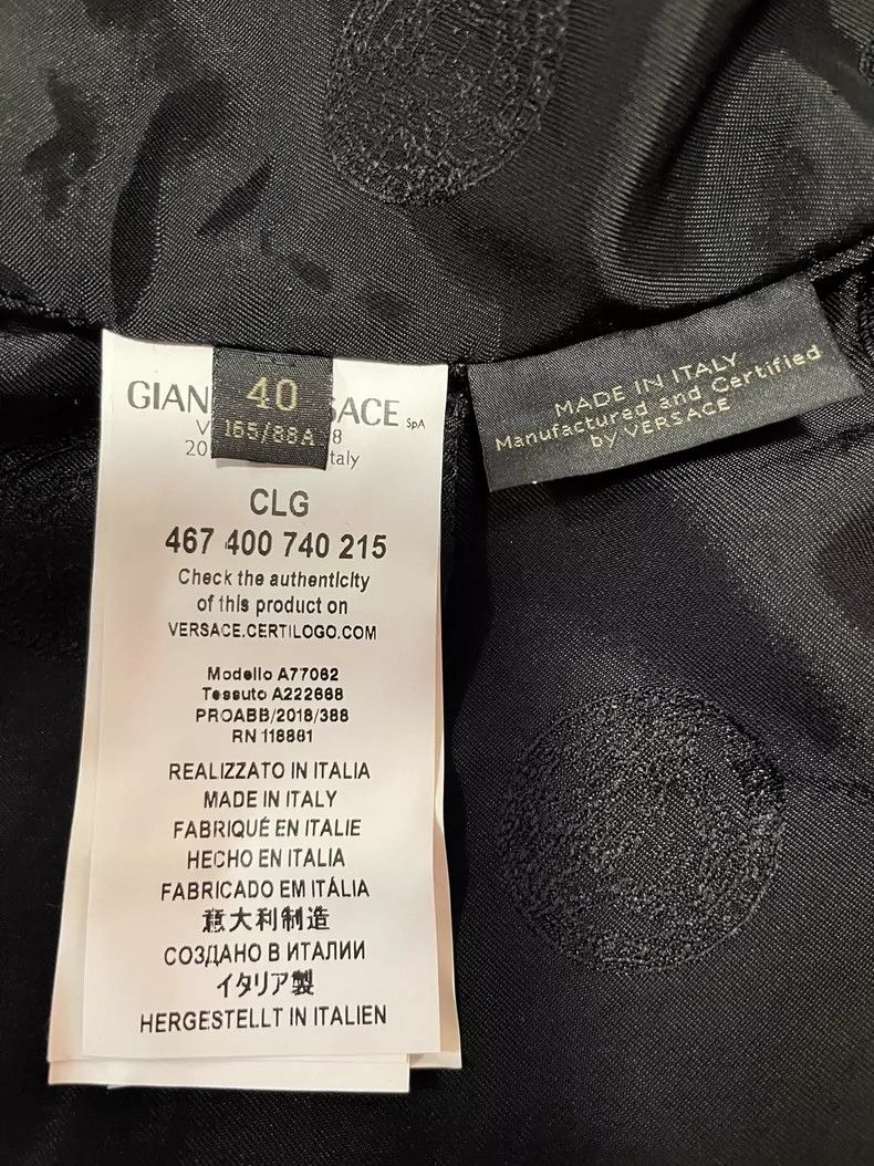 Versace Versace Black Blazer with Tags - dmc Size US S / EU 44-46 / 1 - 6 Thumbnail