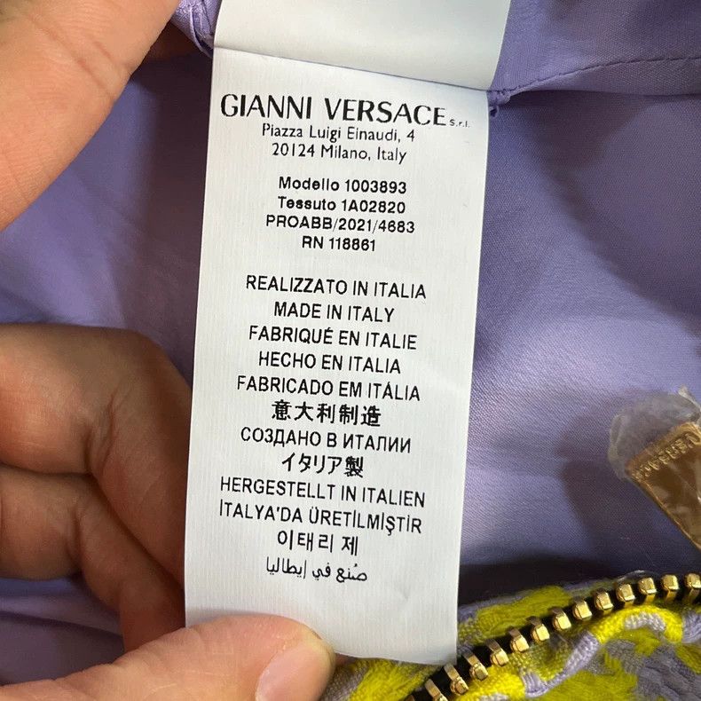 Versace Versace Checkered Chain Link Jacket - dmc Size US XL / EU 56 / 4 - 4 Thumbnail