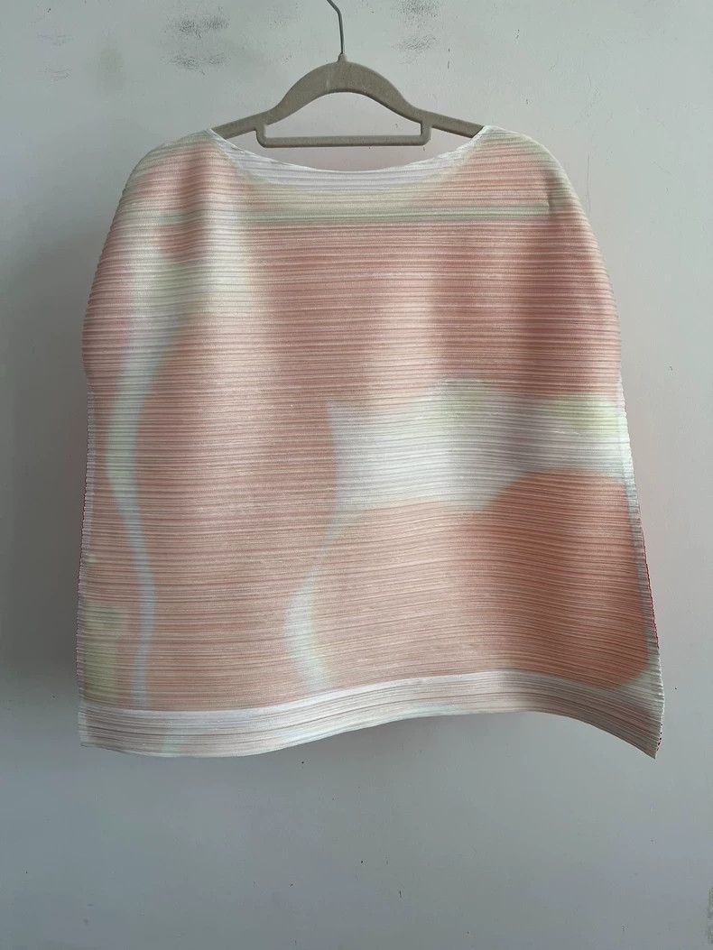 Issey Miyake Issey Miyake Pleated Short Sleeve Top - dmc Size US M / EU 48-50 / 2 - 2 Thumbnail