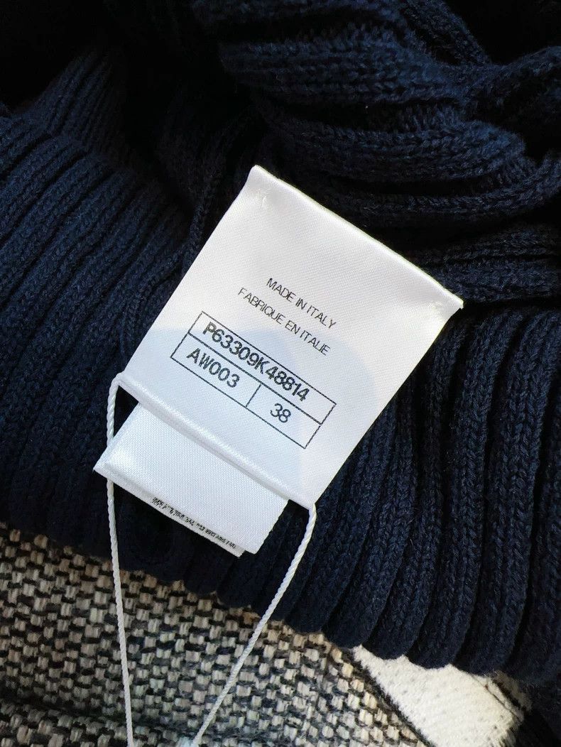 Chanel Chanel Blue Knit Long Cardigan Coat - dmc Size US M / EU 48-50 / 2 - 8 Thumbnail