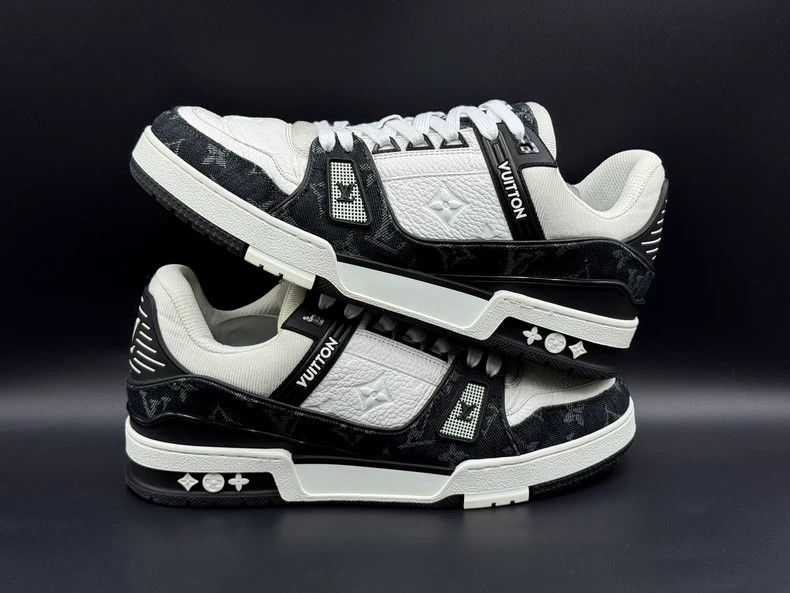 Louis Vuitton Louis Vuitton Trainer Low Top Sneakers - dmc Size US 10.5 / EU 43-44 - 3 Thumbnail