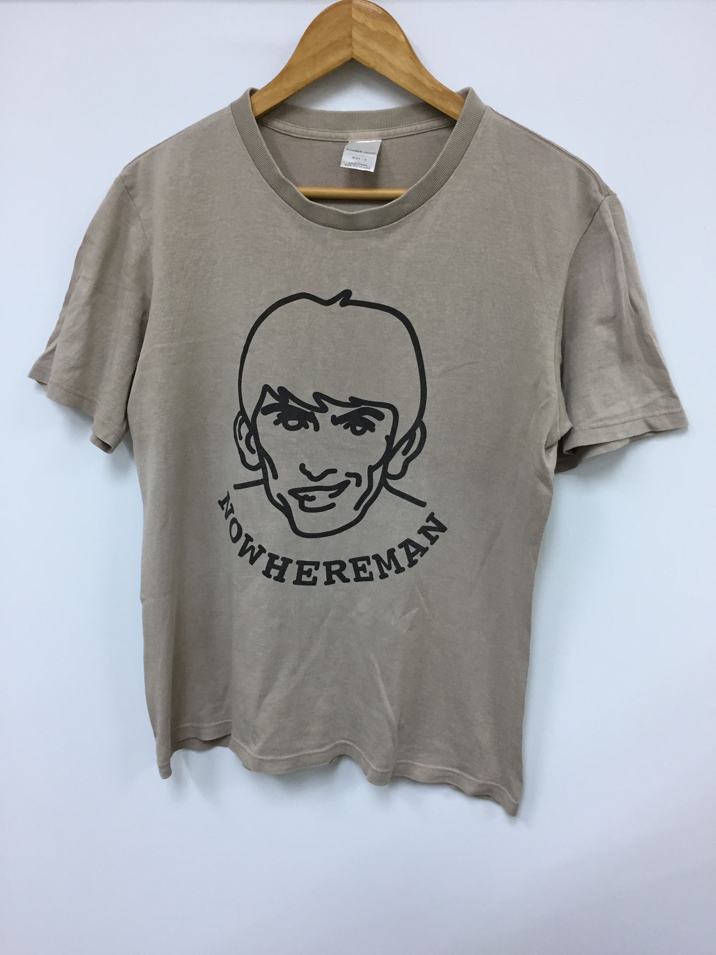 Number (N)ine *RARE* Number Nine AW02 “Nowhere man” E T shirt
